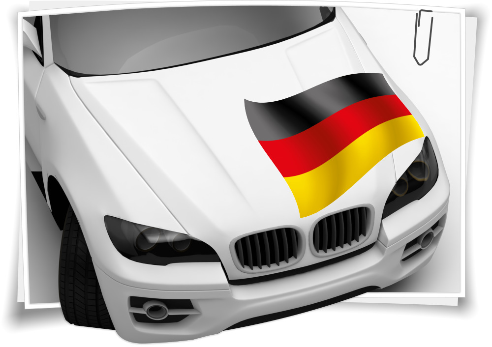 Deutschland Flagge Fahne Fußball Aufkleber Sport EM WM – Medianlux