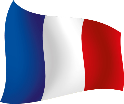 Wandbild Frankreich Flagge Fahne Fußball Sport EM WM – Medianlux-Shop