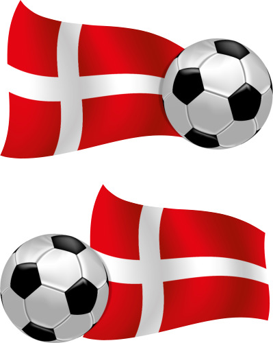 60x40cm #113008 Fußball Dänemark Fahne Flagge Fußmatte Türmatte 