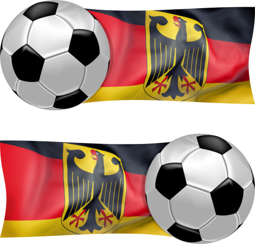 Fußball Deutschland Aufkleber 