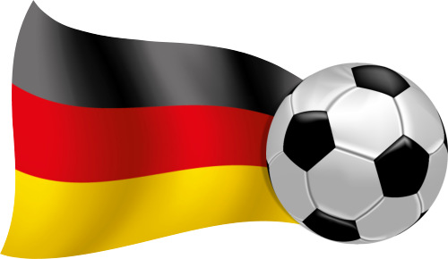 Deutschland mit Ball & Adler Fahne Flagge 150x90 Flag WM EM Fussball #630 