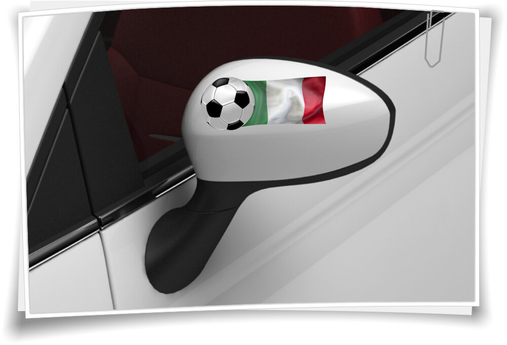 Italien Autoaufkleber Flagge Fahne Fußball Aufkleber Sport EM WM –  Medianlux-Shop