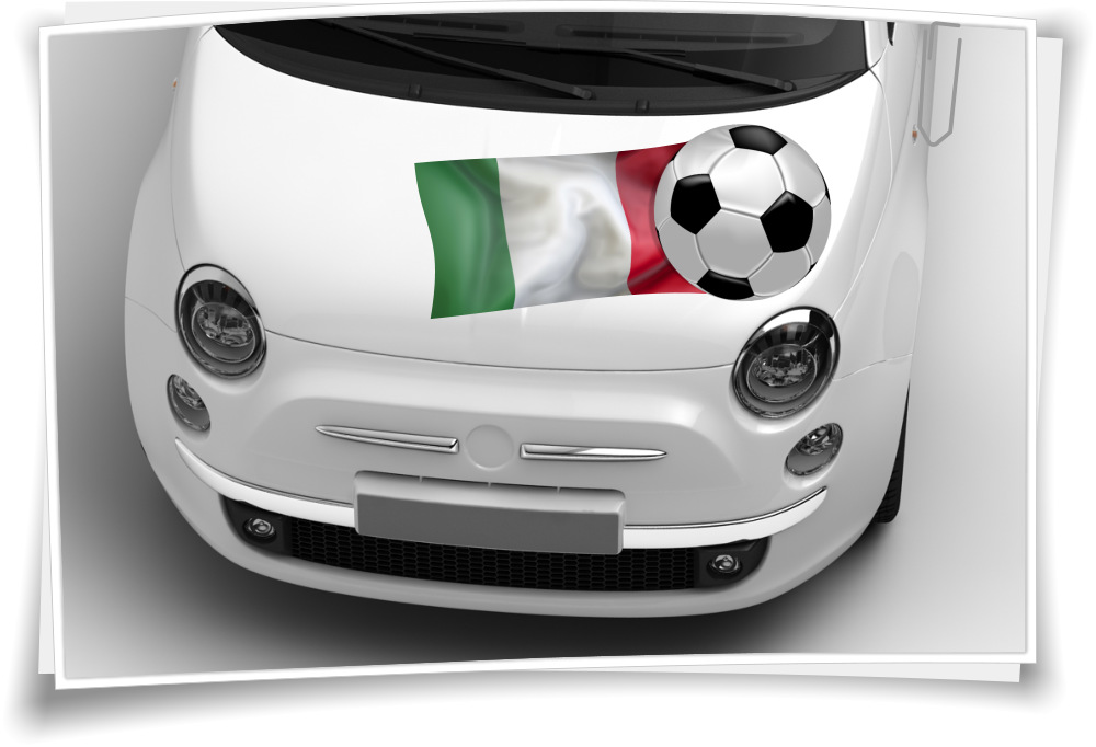 Italien Flagge Fahne Fußball Aufkleber Sport EM WM – Medianlux-Shop