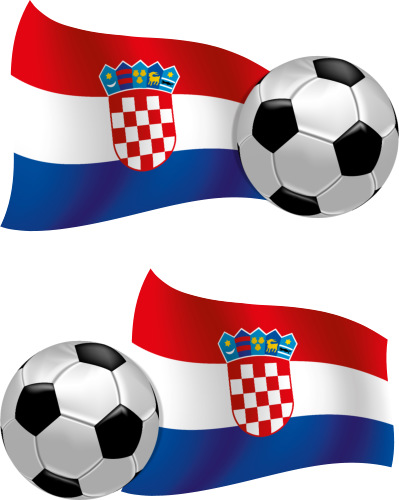 Kroatien Autoaufkleber Flagge Fahne Fußball Aufkleber Sport EM WM –  Medianlux-Shop