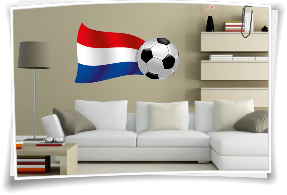 Aufkleber 6,5cm Sticker NL NED Niederlande Holland Flagge Fahne Fußball EM WM 