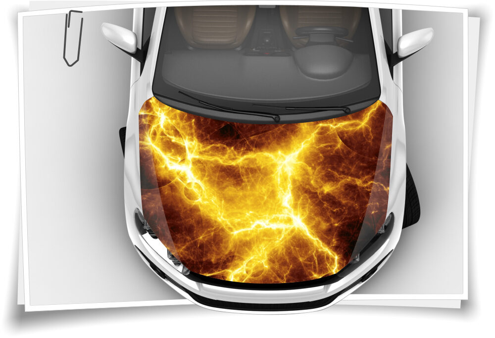 Flammen Des Feuers Auto Motorhaube Aufkleber Set Mod.12 - Star Sam