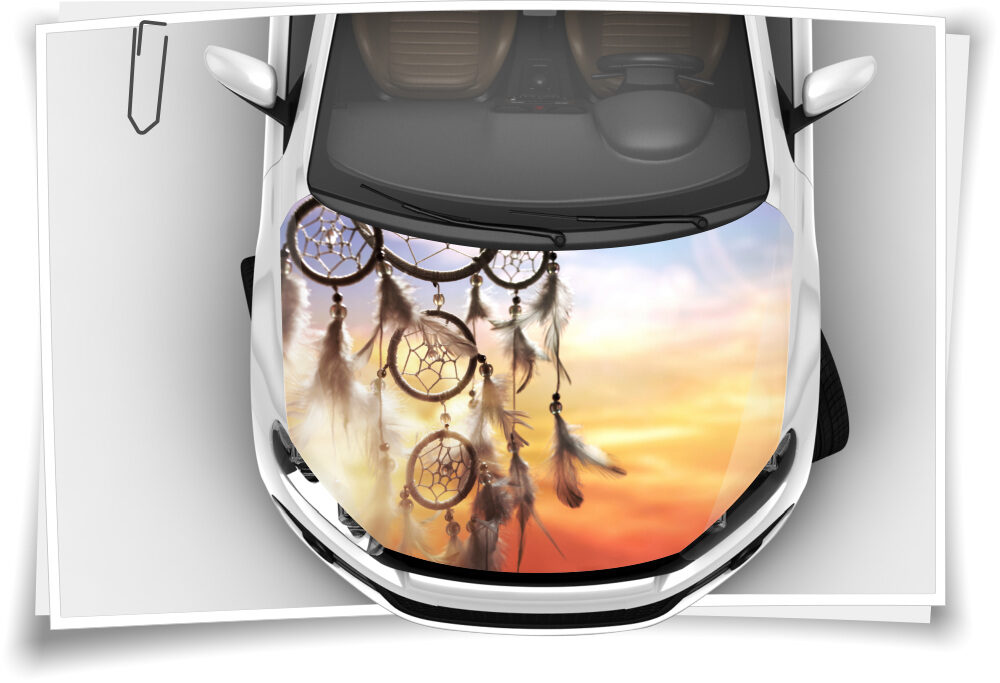 Dreamcatcher Indianer Spirit Motorhaube Auto-Aufkleber Steinschlag-Schutz- Folie Airbrush Tuning – Medianlux-Shop