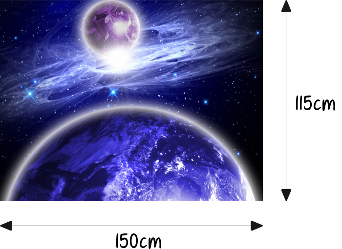 Erde Planet Weltall Asteroid Motorhaube Auto-Aufkleber Steinschlag-Schutz- Folie Airbrush Tuning – Medianlux-Shop