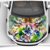 Bunt Flora Baum Blumen Motorhaube Auto-Aufkleber Steinschlag-Schutz-Folie  Airbrush Tuning – Medianlux-Shop