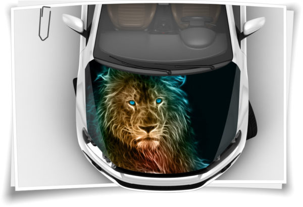 Löwe Lion Motorhaube Auto Styling Tuning Aufkleber Sticker main image 1