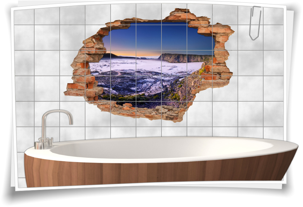 3d Fliesen Bild Er Natur Deko Wand Tattoo Bad Fliesen Aufkleber Island Vulkan Landschaft Lakagigar Tour Medianlux Shop