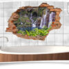 3D-Fliesen-Bild-er Wasser-fall Deko Wand-tattoo