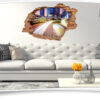 Wand-Tattoo Wand-Sticker Wand-Durchbruch Architektur Hoch-haus Stadt City Deko Raum-Gestaltung