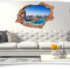 3D-Wand-Bild Dubai Skyline Wand-Tattoo Wolkenkratzer