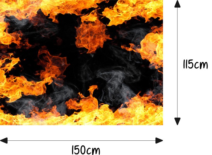 Feuer Flamme Schwarz Rauch Motorhaube Auto-Aufkleber Steinschlag-Schutz-Folie  Airbrush Tuning – Medianlux-Shop