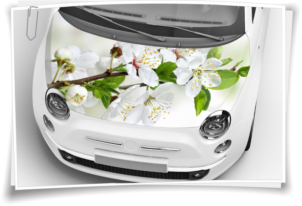 Blumen Dekoration Auto Kühlerhaube Karosserie reflektierende Aufkleber