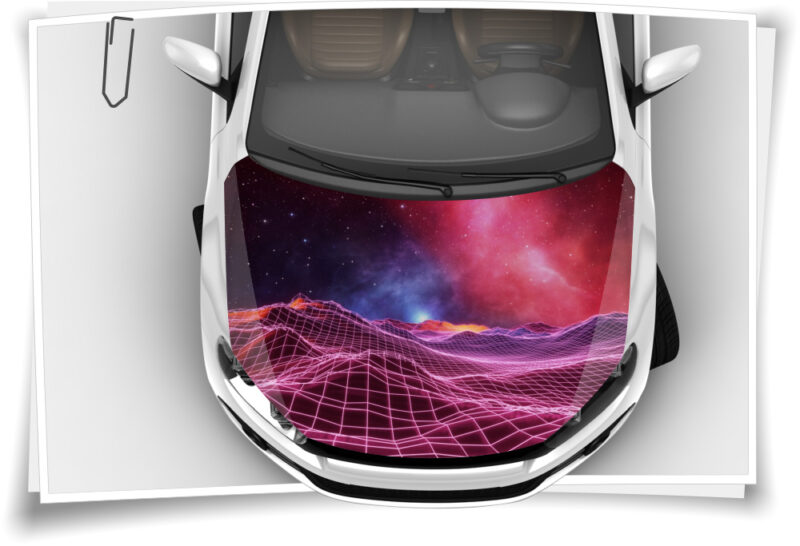 Motorhaube Aufkleber 3d