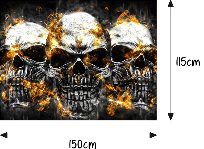 Aufkleber Einschussloch 90 mm Motiv Totenkopf ~~~~~ schneller