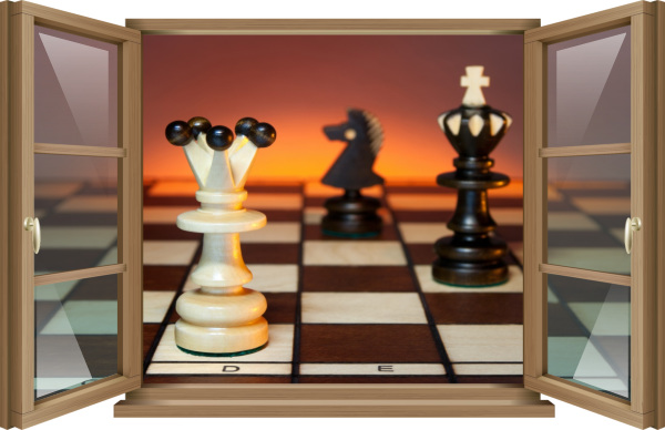 Schach Chess Wandtattoo